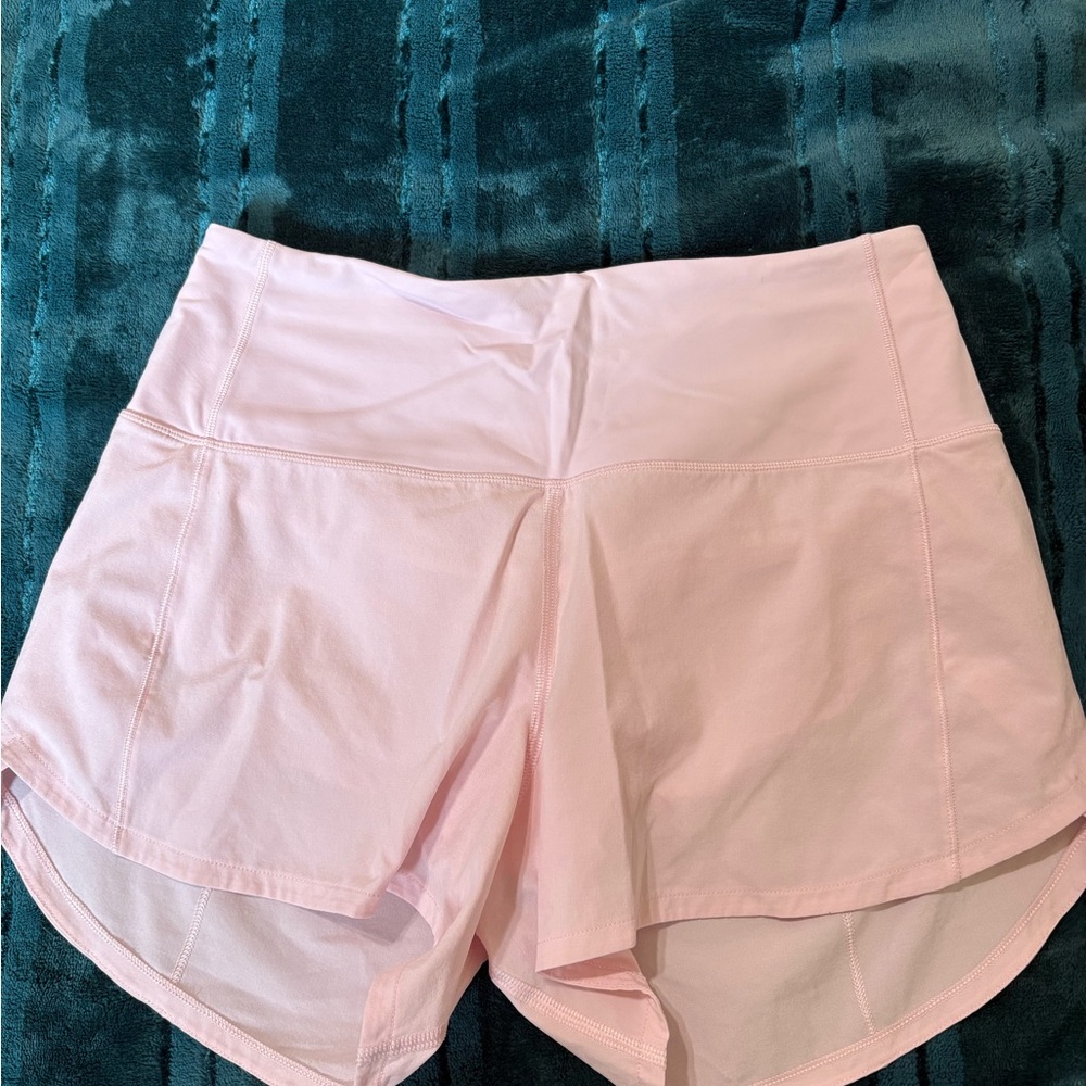 Light Pink Women's Athletic Shorts